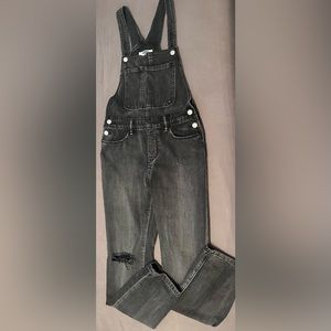 Girls Old Navy Overalls, Black, Size 14-16